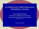 alternativas territoriales al desarrollo rural
