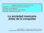 La sociedad mexicana antes de la conquista