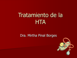 Tratamiento de las HTA