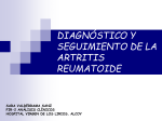 Actualización en el diagnóstico y seguimiento de la artritis reumatoide