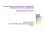 El papel de las y los profesionales de Trabajo Social desde