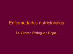 Enfermedades nutricionales - medicina