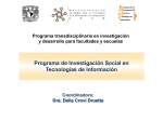 Programa de Investigación Social en Tecnologías de la