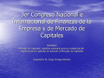 3er Congreso Nacional e Internacional de Finanzas de la Empresa