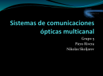 Sistemas de comunicaciones ópticas multicanal