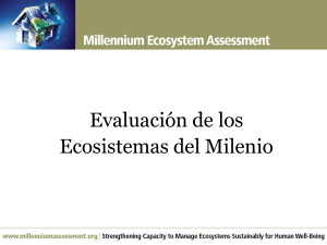 Slide 1 - Millennium Ecosystem Assessment