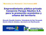 Emprendimiento público-privado Consorcio Parque Náutico S.A.