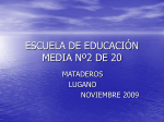 ESCUELA DE EDUCACIÓN MEDIA Nº2 DE 20