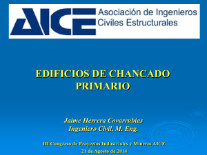 EDIFICIOS DE CHANCADO PRIMARIO Jaime Herrera Covarrubias
