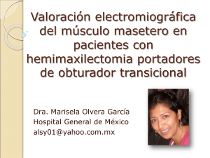 Valoración electromiográfica del músculo masetero en pacientes