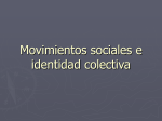 Movimientos sociales e identidad colectiva