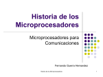 Historia de los microprocesadores