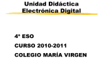 Presentación Unidad didáctica - Tecnología Colegio María Virgen