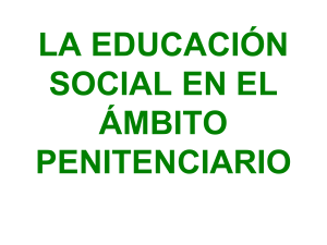 la educación social en el ámbito penitenciario