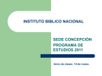 instituto biblico nacional