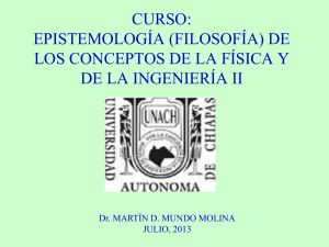 Epístemología de la ciencia II