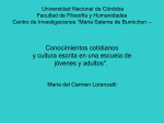 Universidad Nacional de Córdoba Facultad de Filosofía y