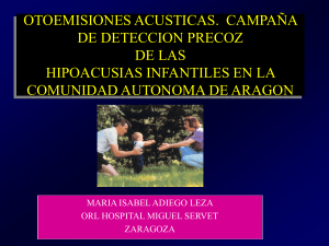deteccion precoz de la hipoacusia