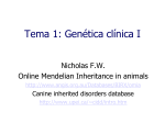 Tema 20: Genética clínica I
