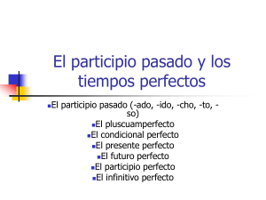 La voz pasiva y el participio pasado