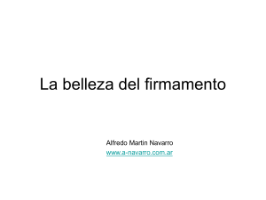 La belleza del firmamento