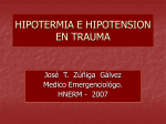 HIPOTERMIA E HIPOTENSION EN TRAUMA (PPTminimizer)