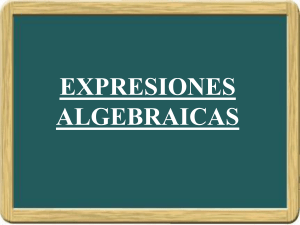 expresiones algebraicas.pps