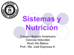 Sistemas y Nutrición - Colegio Hispano Americano