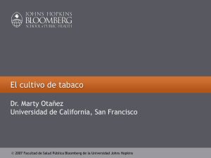 Tabaco - Global Tobacco Control