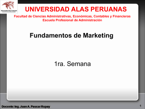 27 Docente: Ing. Juan A. Paucar Rupay