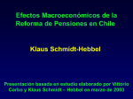 Klaus Schmidt Efectos macroeconómicos de la reforma de pensi