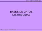 bases de datos distribuidas