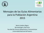 guías alimentarias para la población argentina 2015