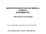 Metodología de estudios en infección nosocomial
