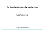 Diapositiva 1 - Lauro Zavala