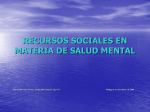 RECURSOS EN SALUD MENTAL (T.Social Manuel Serrano)