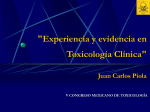 Expériencia y evidencia en Toxicología Clínica