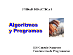 Presentación: Algoritmos y programas