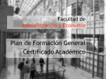 Facultad de Administración Y Economía