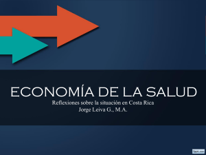 Economía de la salud - Expositor: Lic. Jorge Leiva Gómez