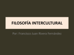 FILOSOFÍA INTERCULTURAL