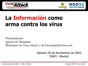 La Información como arma contra los virus