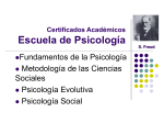 Certificado Psicología