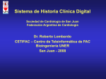 Historia Clínica digital - Federación Argentina de Cardiología