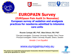 EUROPAIN Survey (EUROpean Pain Audit In Neonates) European