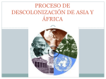 PROCESO DE DESCOLONIZACIÓN DE ASIA Y ÁFRICA