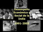 Desempeño Económico y Social de la India 1991-2003