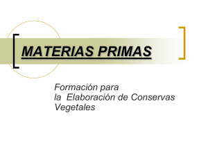 materias primas - grupodetrabajotic