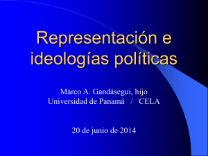 Representación e Ideologías - Dr Marco A