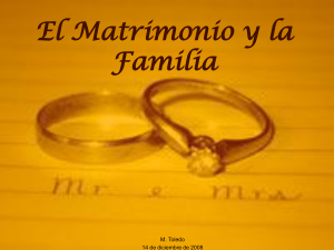El Pacto del Matrimonio - VidaNueva-com